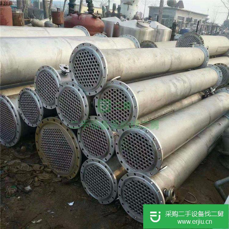 出售二手冷凝器 全新30平方列管換熱器 板式換熱器 搪瓷碟片冷凝器