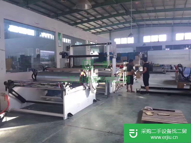 出售九成新一米八寬淋膜復(fù)合機(jī)