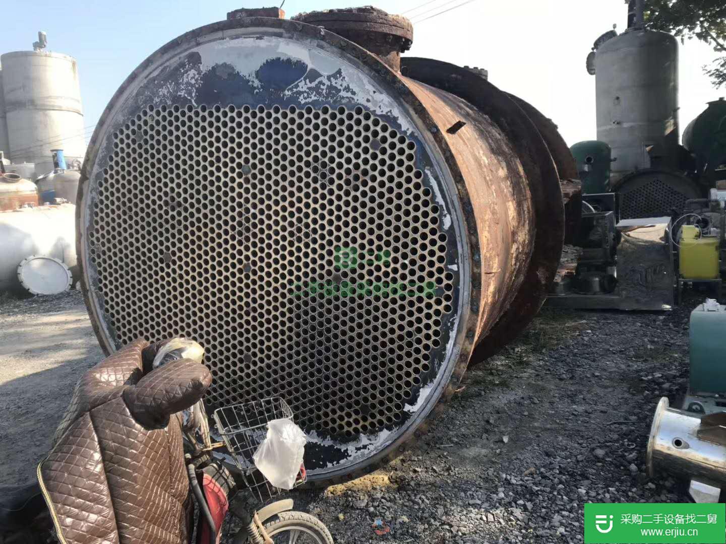 出售二手50平方鈦材冷凝器