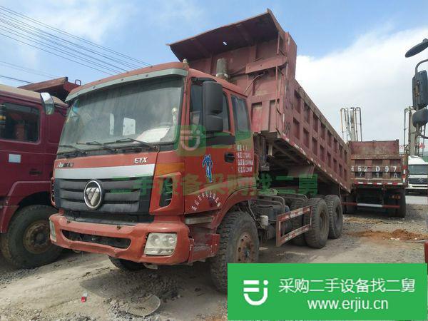 出售二手歐曼ETX后八輪自卸車5.8米340馬力