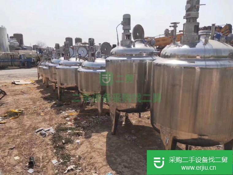 出售二手制藥廠316L不銹鋼儲(chǔ)罐