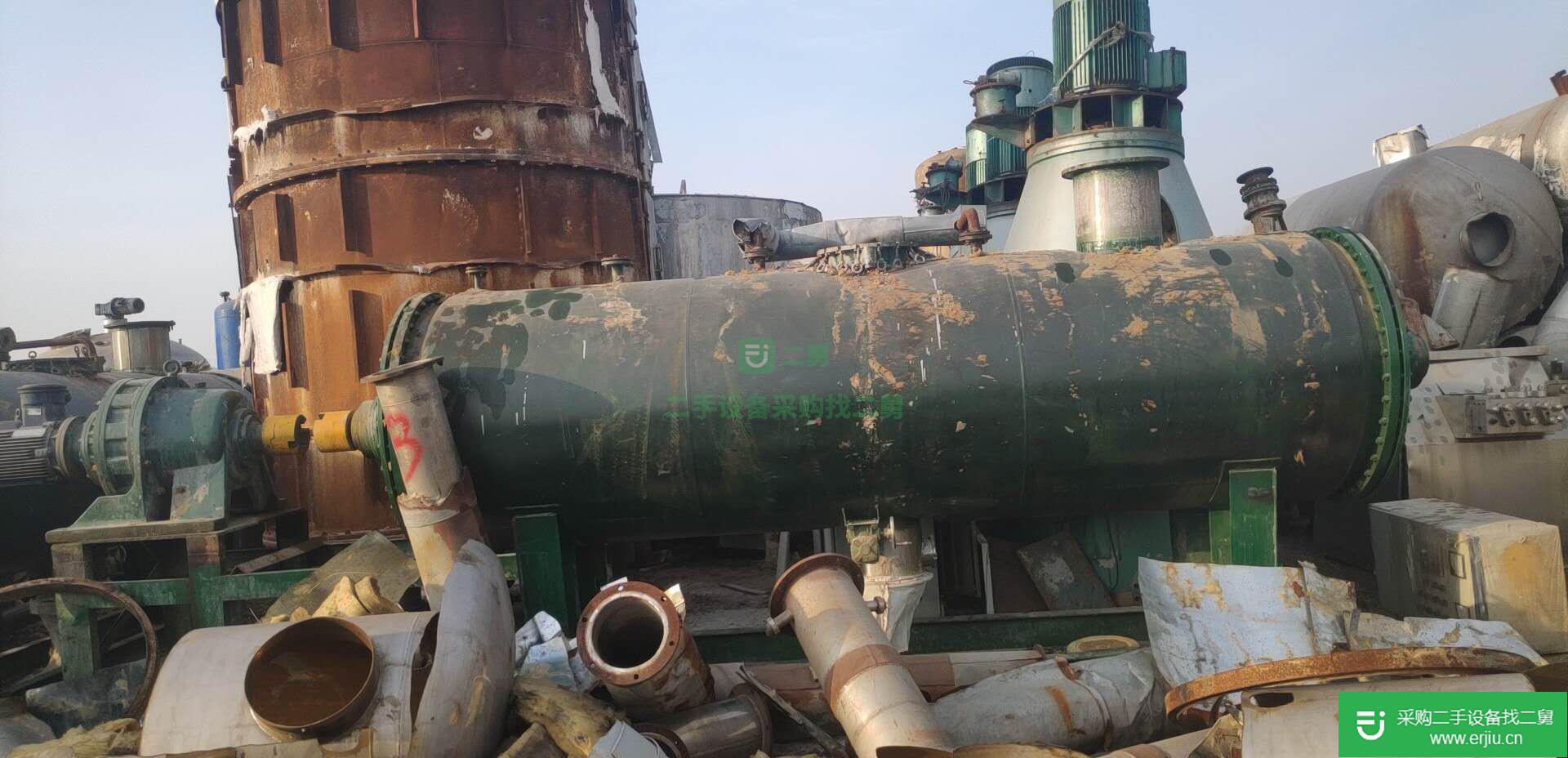 出售二手6300L真空耙式干燥機