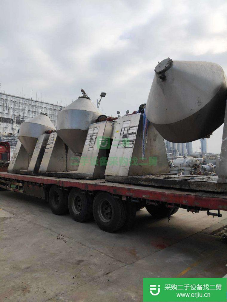 出售二手3000L不銹鋼雙錐干燥機