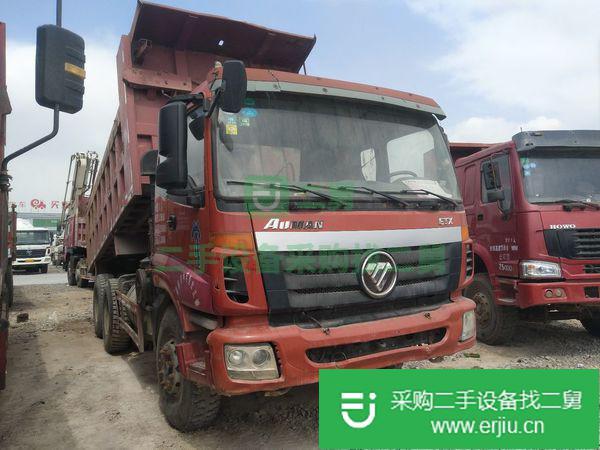 出售二手歐曼ETX后八輪自卸車5.8米340馬力