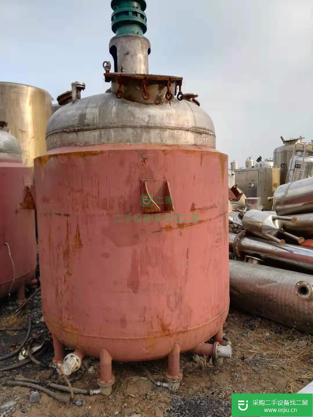 出售帶手續5000搪瓷反應釜