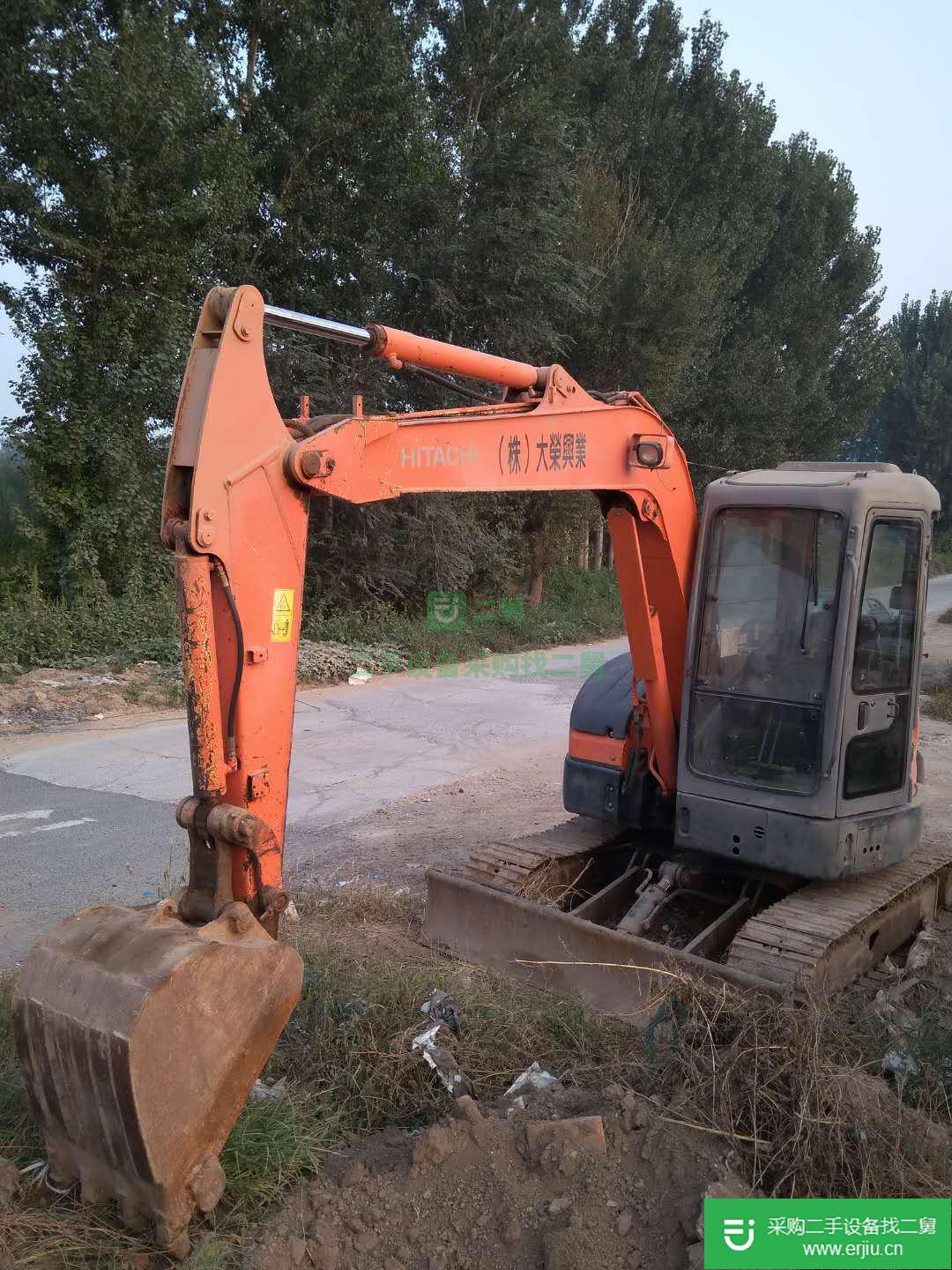 吉林出售二手日立ZX55USR-5A挖掘機