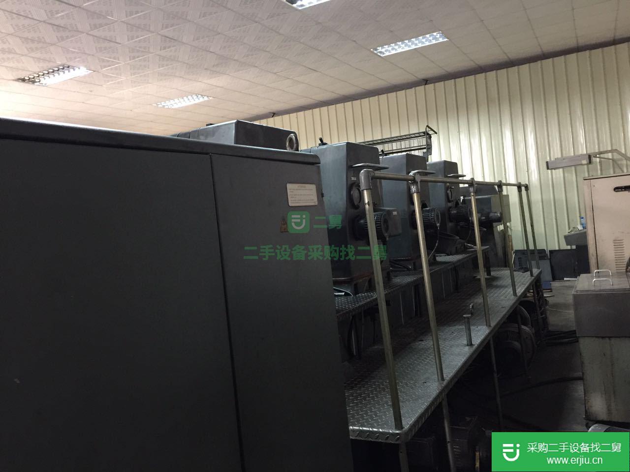 出售海德堡SM102V對(duì)開四色電腦酒精印刷機(jī)