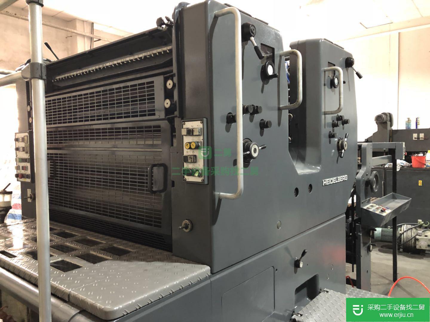 出售海德堡U型102對開雙色酒精印刷機