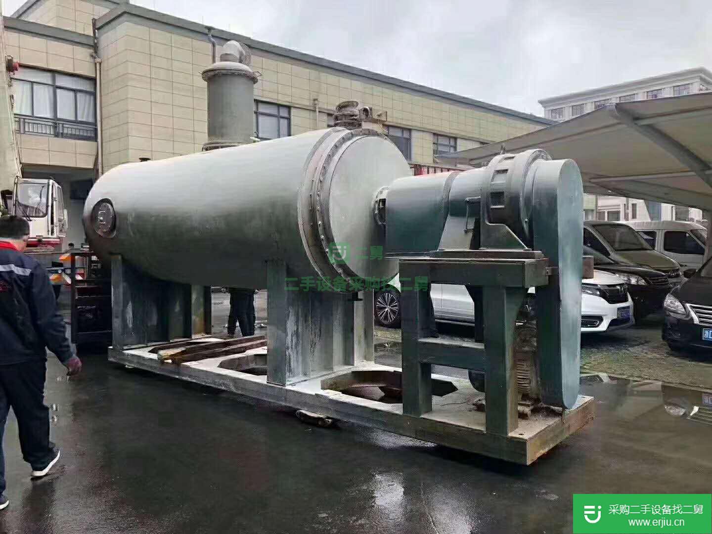 出售二手6300L真空耙式干燥機