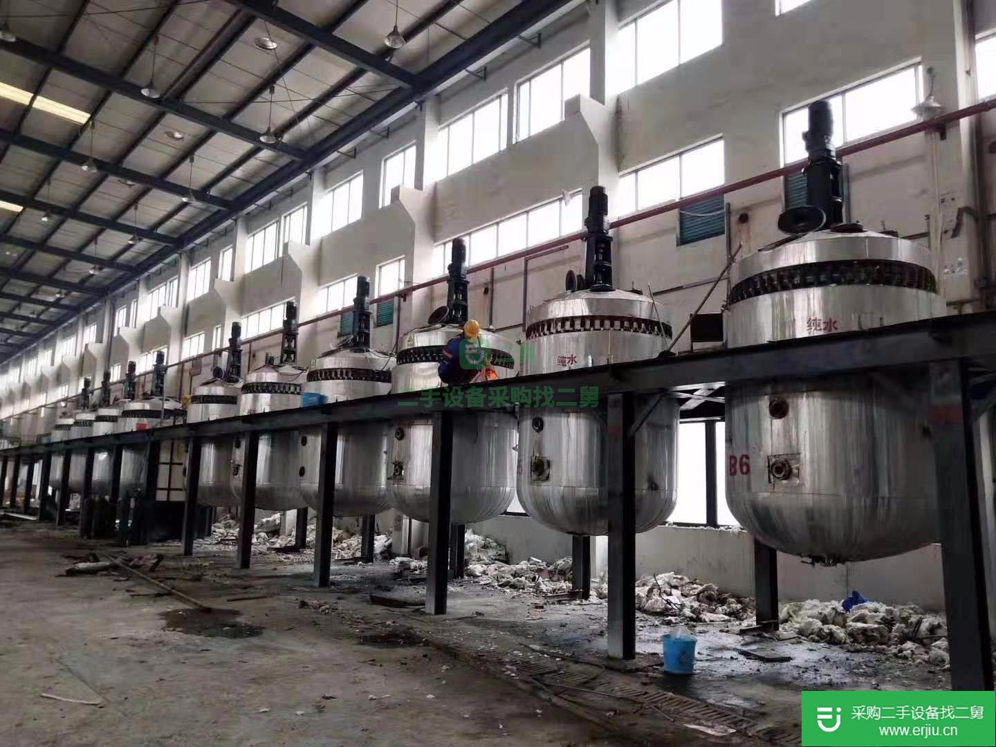 出售帶手續5000搪瓷反應釜