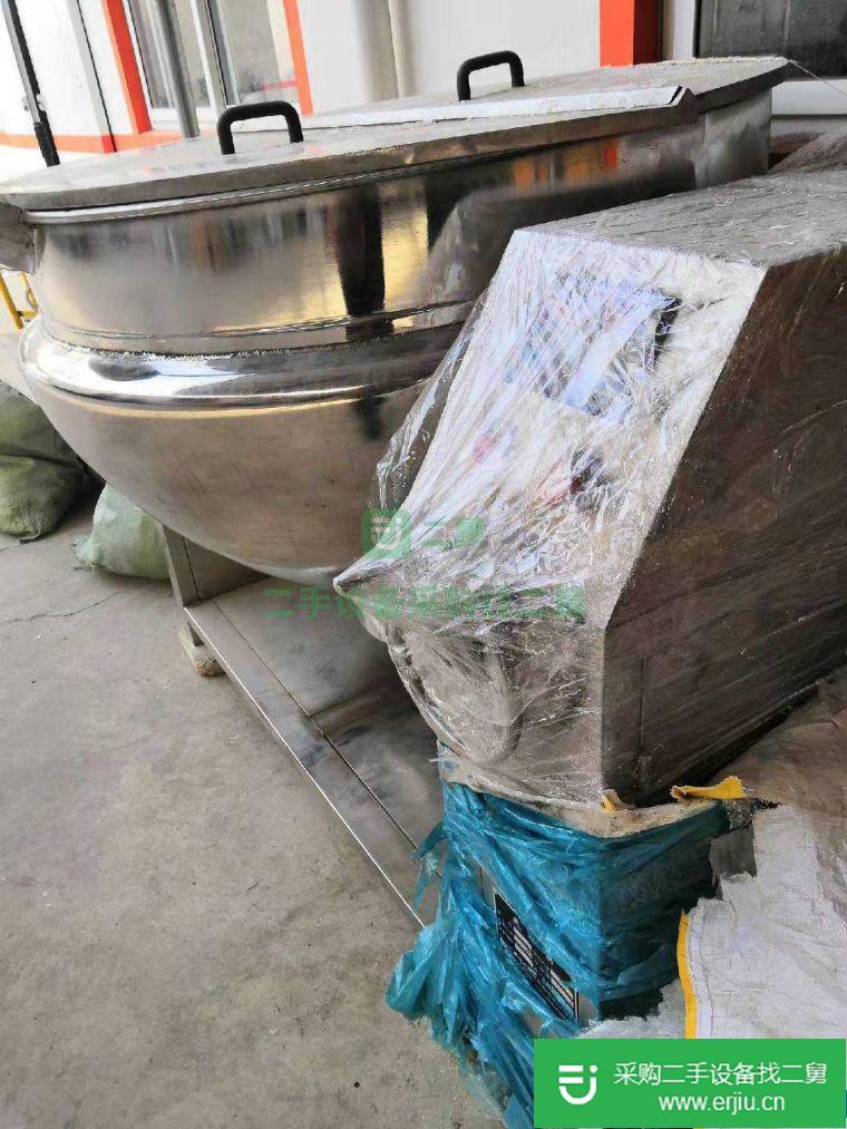 出售二手200升不銹鋼夾層鍋