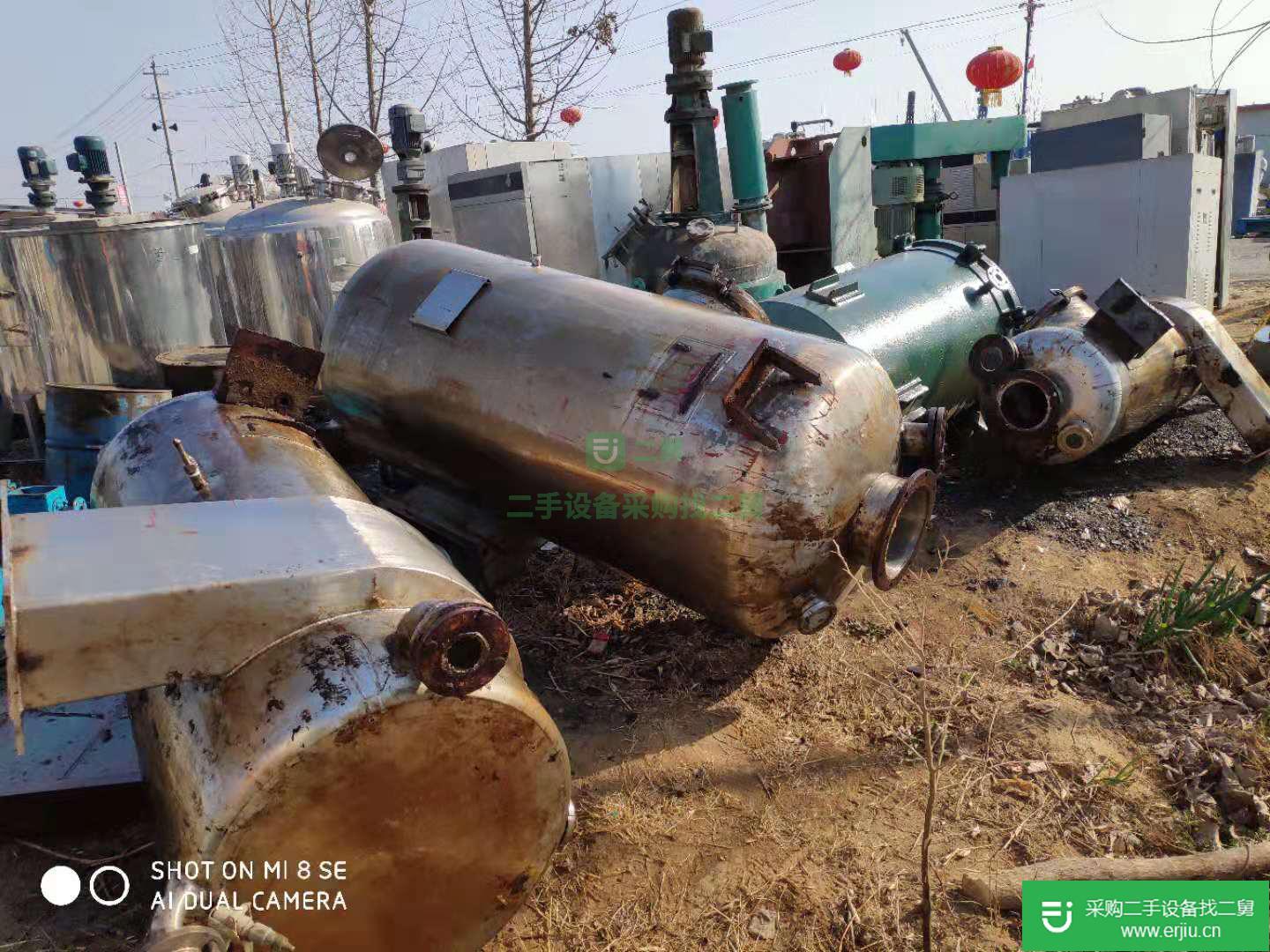 出售二手6噸三效降膜蒸發器