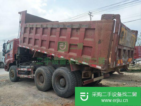 出售二手歐曼ETX后八輪自卸車5.8米340馬力