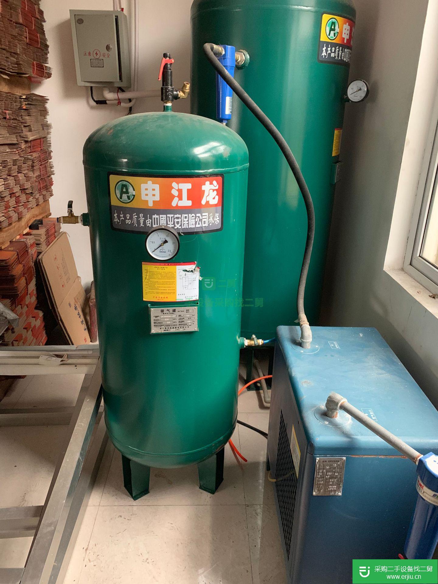 出售二手申江龍儲氣罐容積1000L