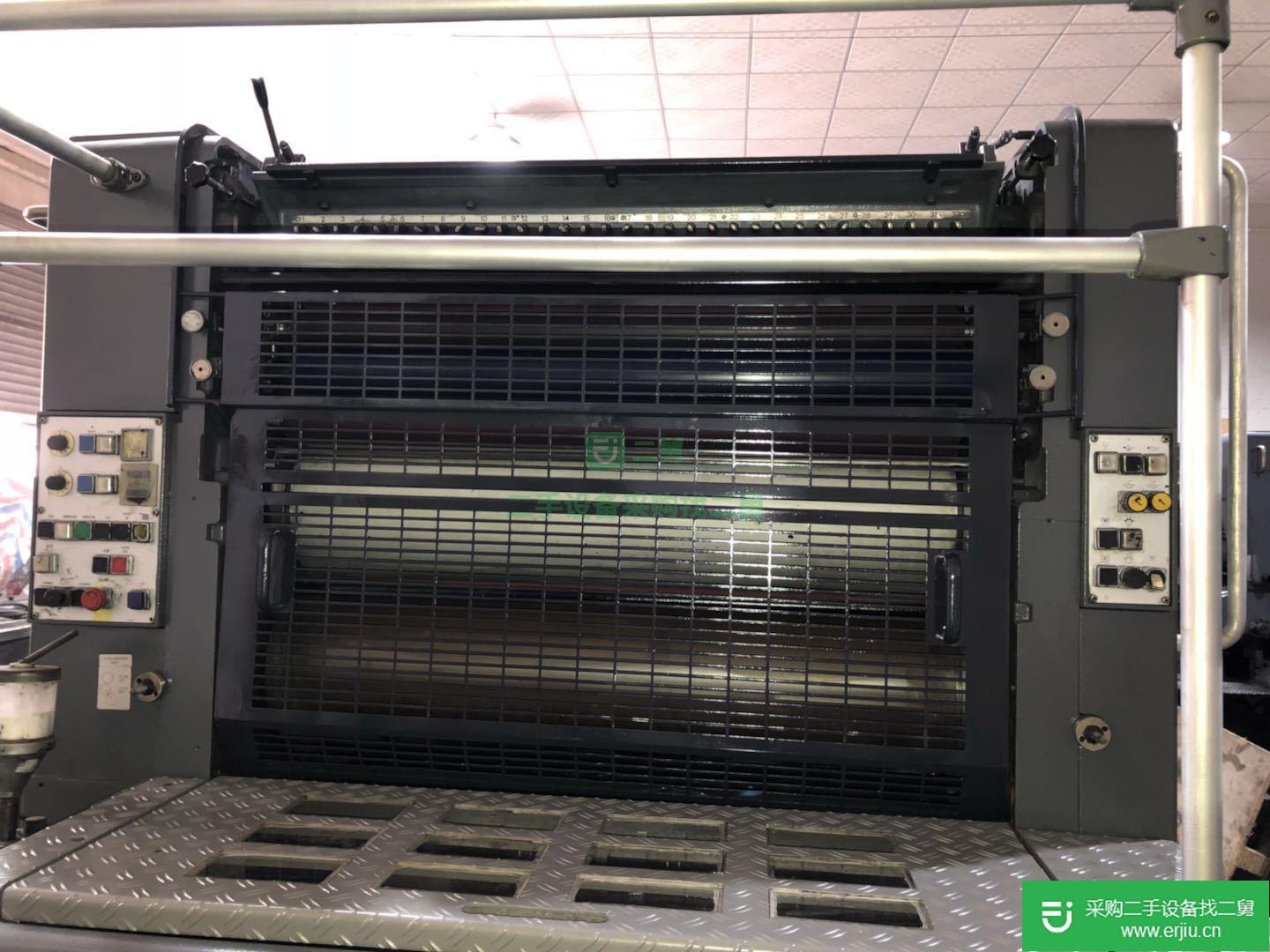出售海德堡U型102對開雙色酒精印刷機