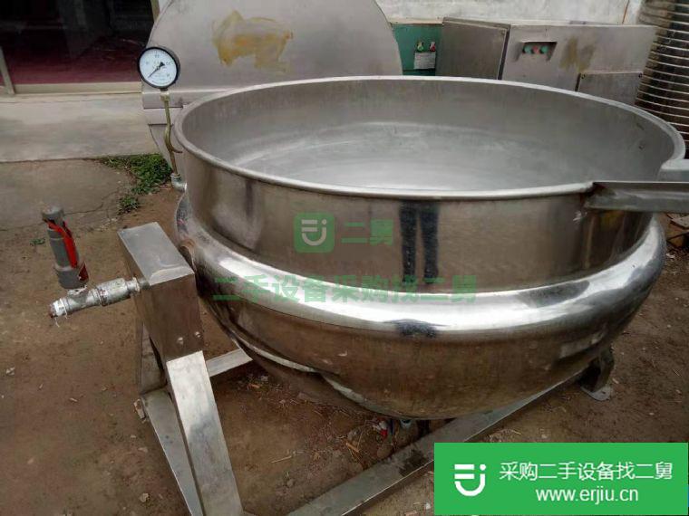 出售二手200升不銹鋼夾層鍋