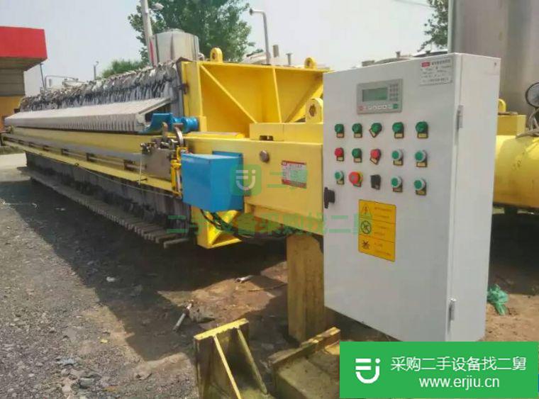 出售二手9成新80平方隔膜板框壓濾機
