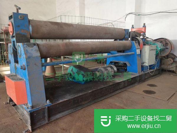 出售二手對(duì)稱式機(jī)械卷板機(jī)