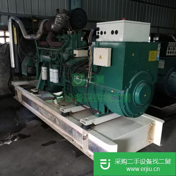 出售進口沃爾沃400kw二手發電機
