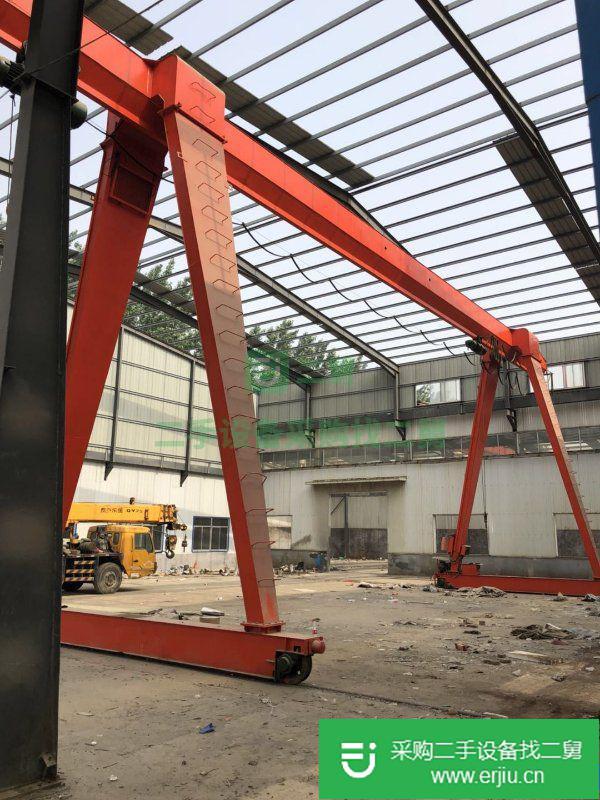 出售二手門式起重機5噸跨度15米一臺