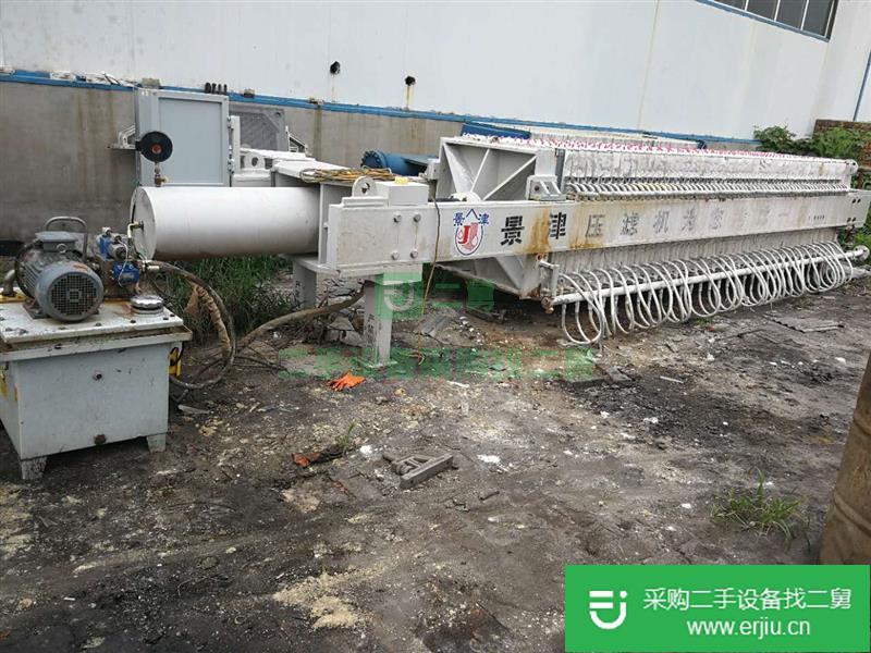 出售景津牌100平方隔膜壓濾機