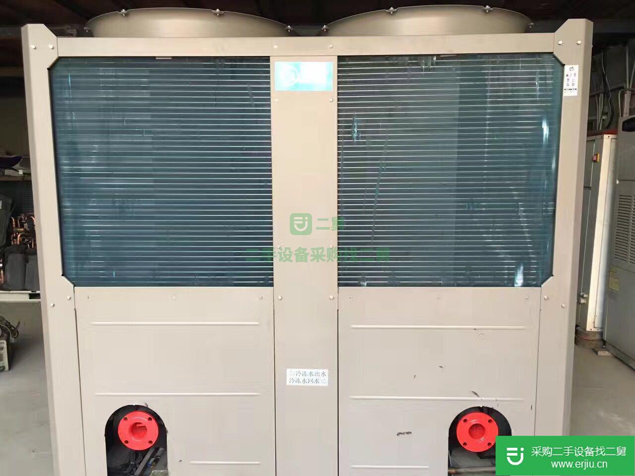 二手美的130kw50匹風冷模塊機組410冷媒  二手中央空調