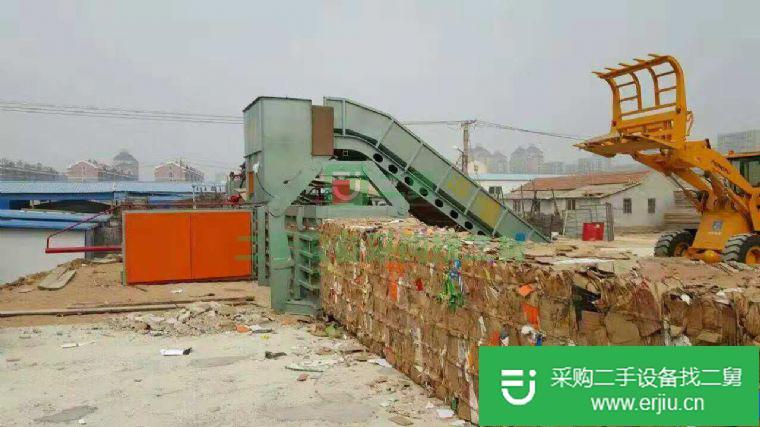 出售二手廢紙塑料瓶打包機轉(zhuǎn)