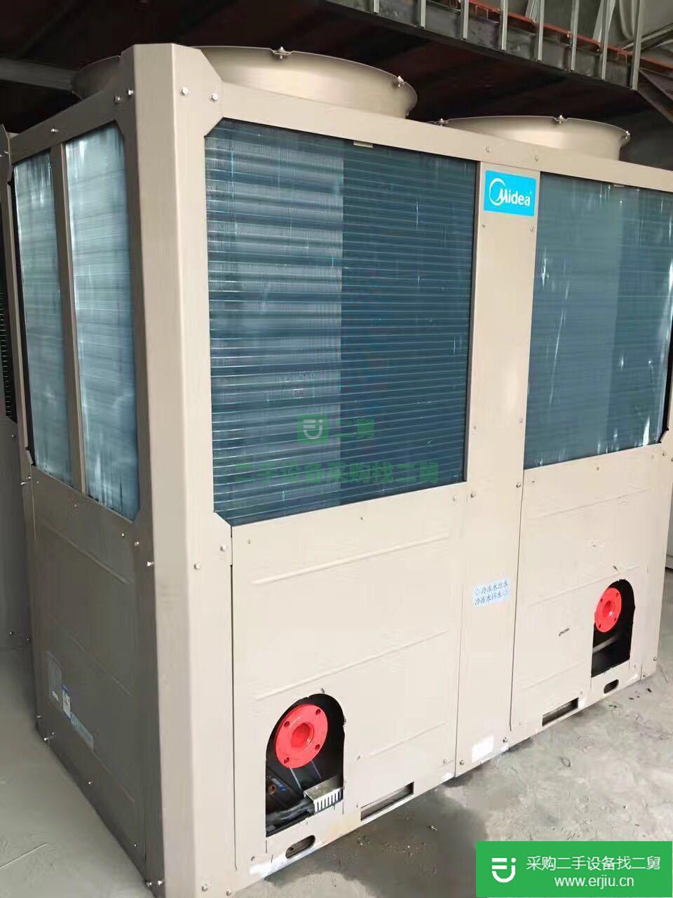 二手美的130kw50匹風冷模塊機組410冷媒  二手中央空調