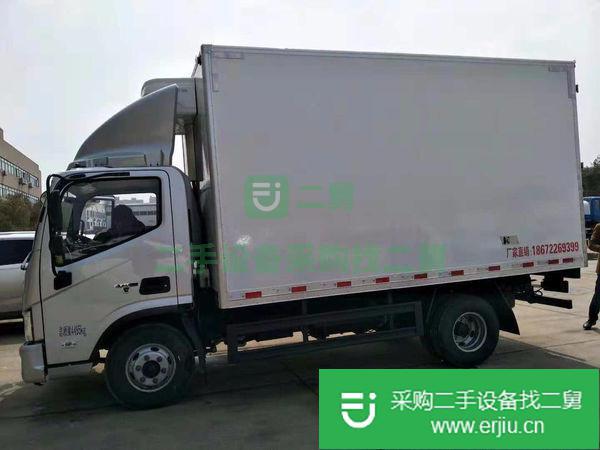 出售二手福田歐馬可4 米2肉鉤冷藏車
