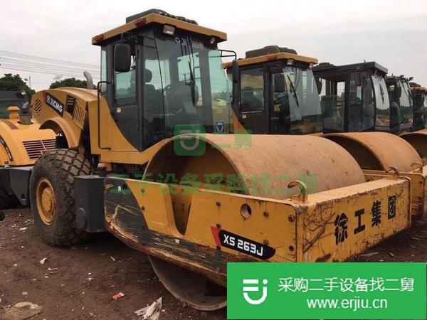 出售二手徐工、柳工、洛陽、22噸、26噸震動壓路機