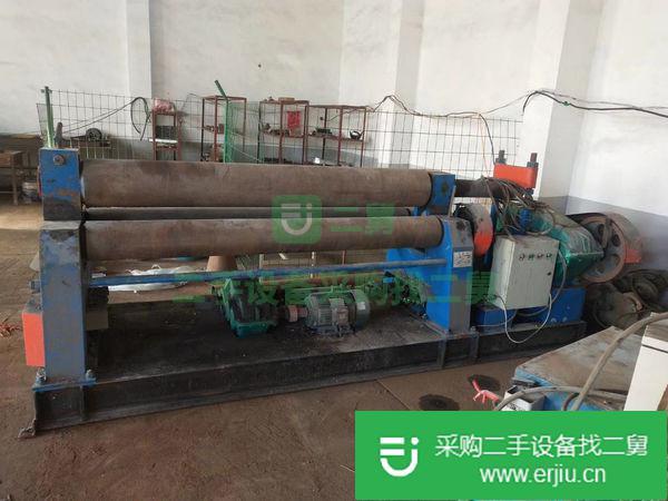 出售二手對(duì)稱式機(jī)械卷板機(jī)