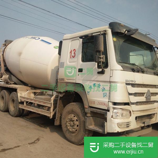 出售二手國(guó)四攪拌車歐曼德龍
