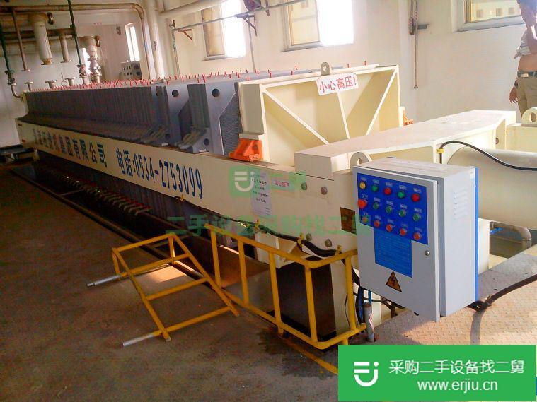 出售二手9成新80平方隔膜板框壓濾機
