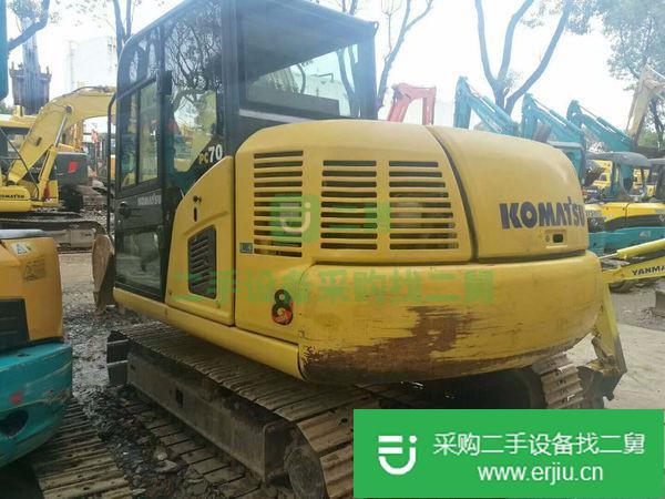 出售九成新二手小松70小型挖掘機