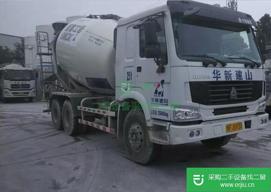 出售二手三菱攪拌車8-10方