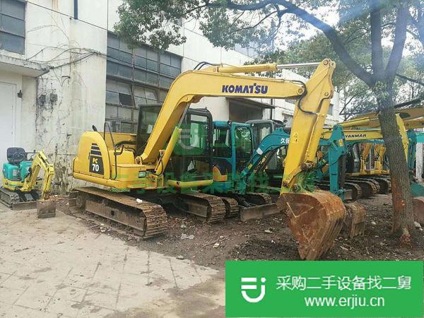 出售九成新二手小松70小型挖掘機