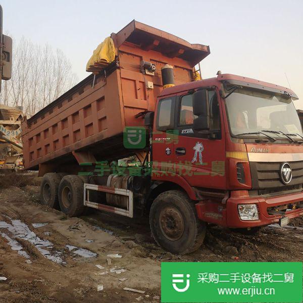 出售二手歐曼后八輪自卸車