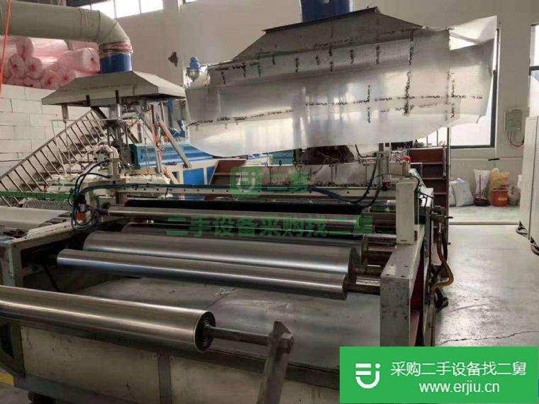 出售二手1米5單面氣泡膜機