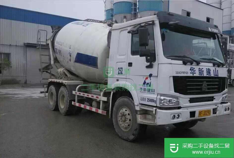出售二手三菱攪拌車8-10方