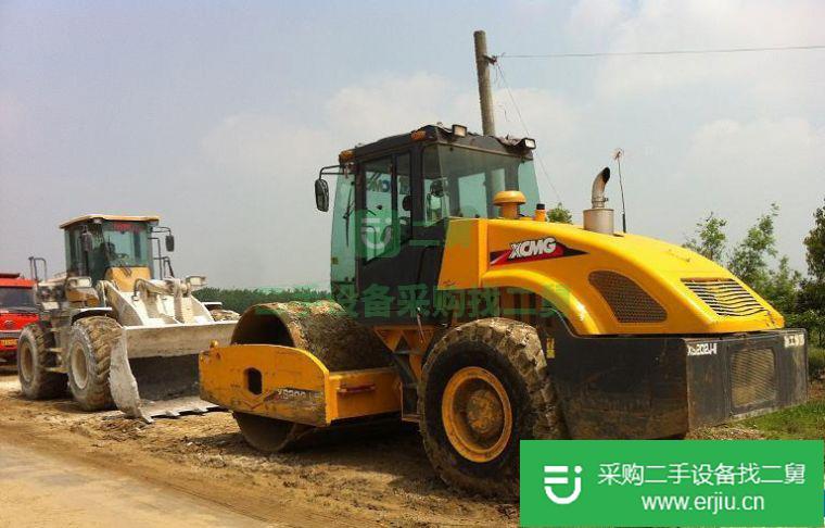 出售二手雙鋼輪壓路機
