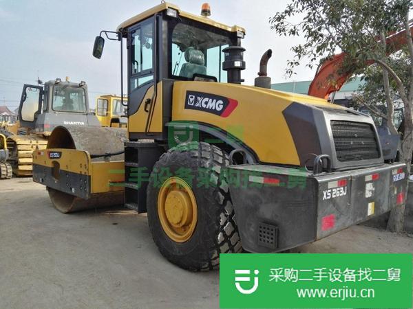 出售9成新徐工柳工18-26噸單鋼輪振動(dòng)壓路機(jī)