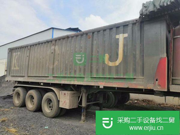 出售二手9米后翻半掛車