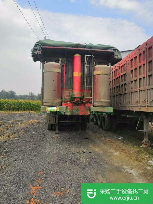 出售二手9米后翻半掛車