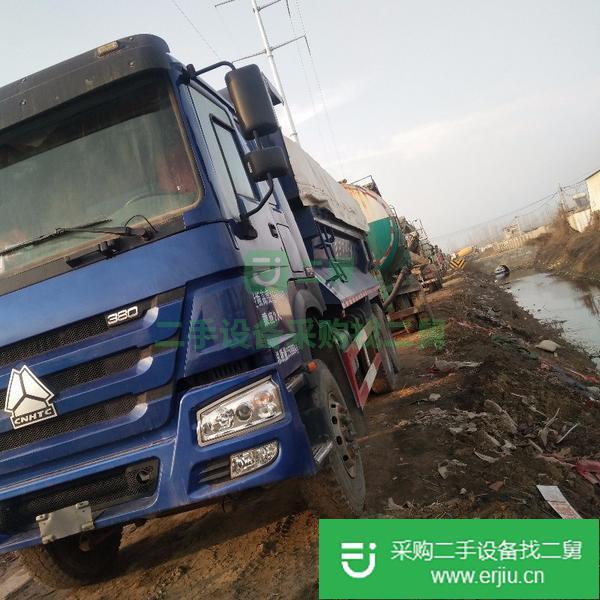 出售二手解放德龍歐曼豪沃翻斗車