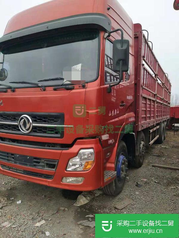 出售二手東風(fēng)天龍前四后八9.6米箱式貨車