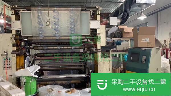 出售七電機,無軸上版,科賽電腦1.1米七色凹版印刷機