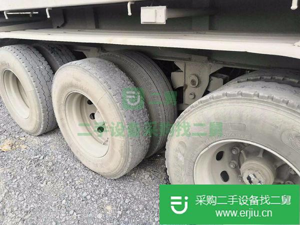 出售二手9米后翻半掛車