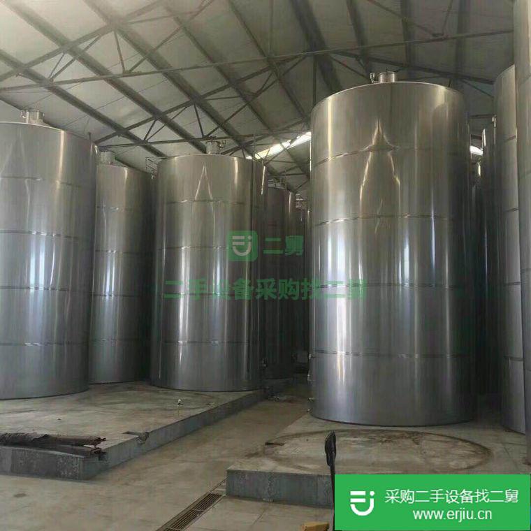 出售二手60立方拋光食品級不銹鋼儲罐
