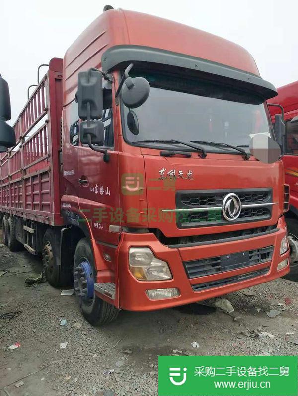 出售二手東風(fēng)天龍前四后八9.6米箱式貨車
