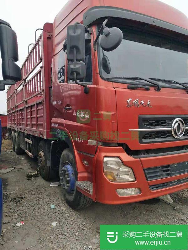出售二手東風(fēng)天龍前四后八9.6米箱式貨車